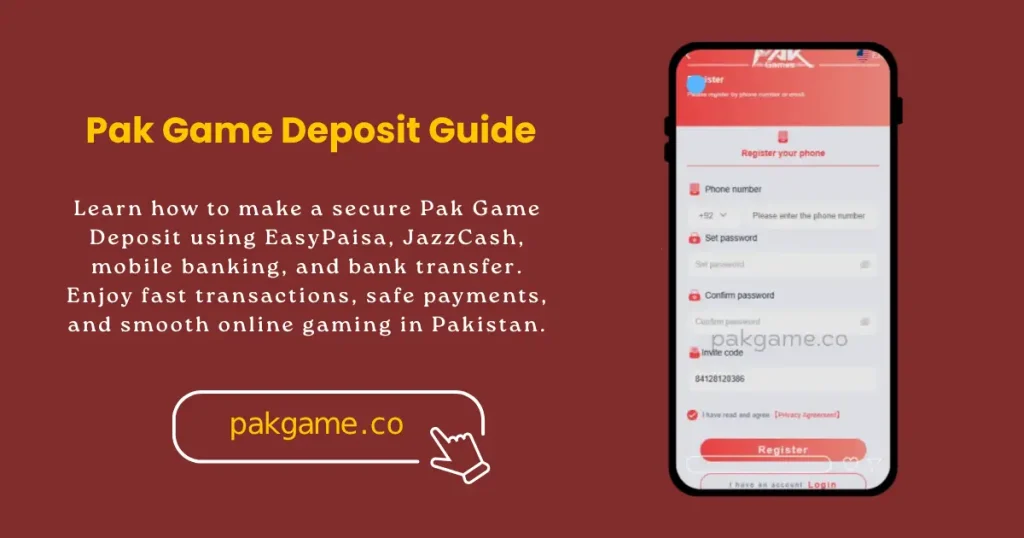 Pak Game Deposit